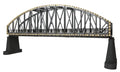 MTH 40-1117 Steel Arch Bridge (Silver) with Operating LED's