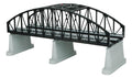 MTH 40-1125 2 Track Steel Arch Bridge (Black) with Blinking Light