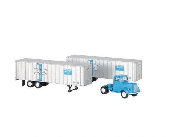 Bachmann 42234 Boston & Maine 1950's/1960's Truck Cab & 2 Piggyback Trailers