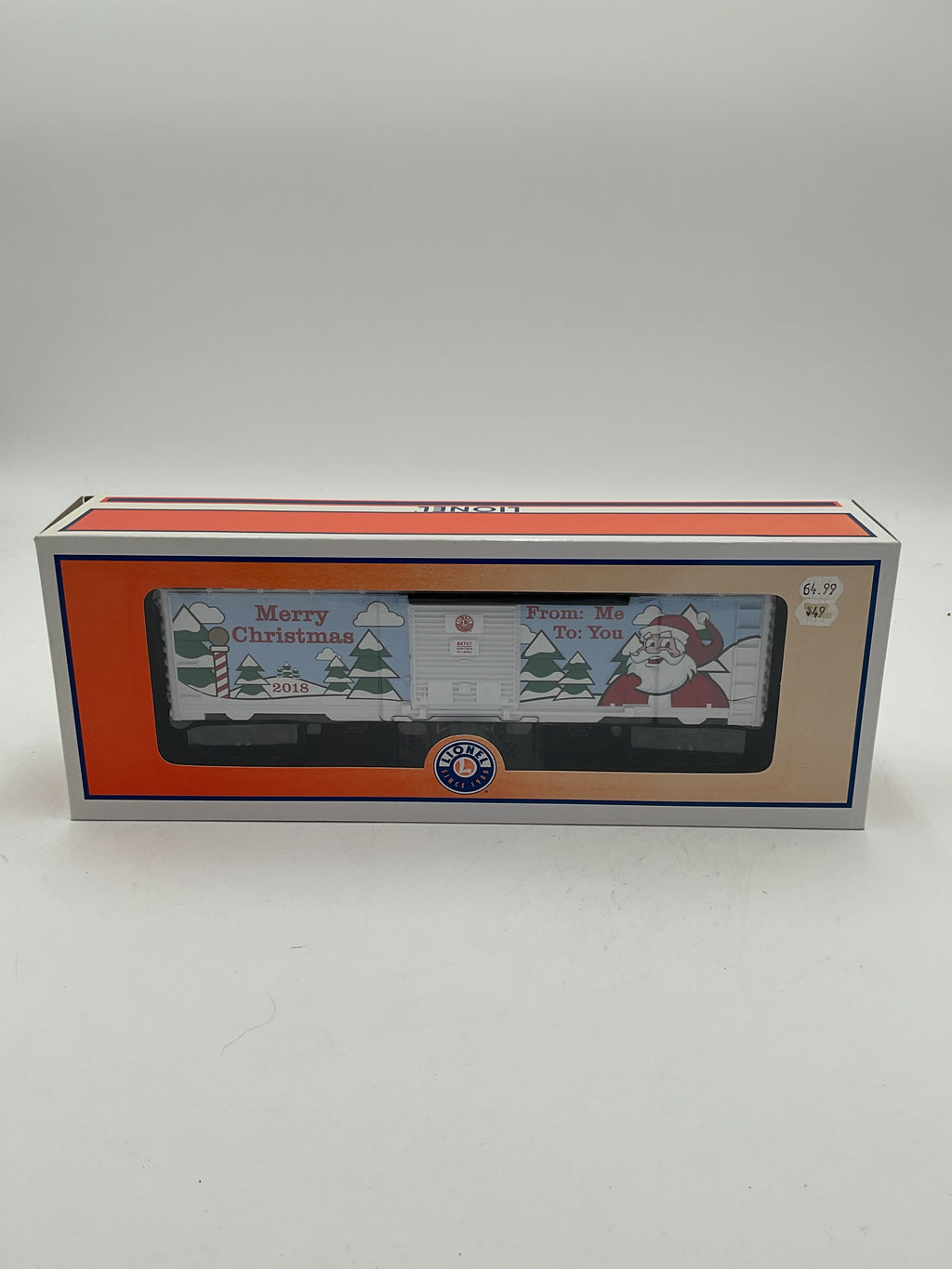 Lionel O 84747 2018 Christmas Boxcar