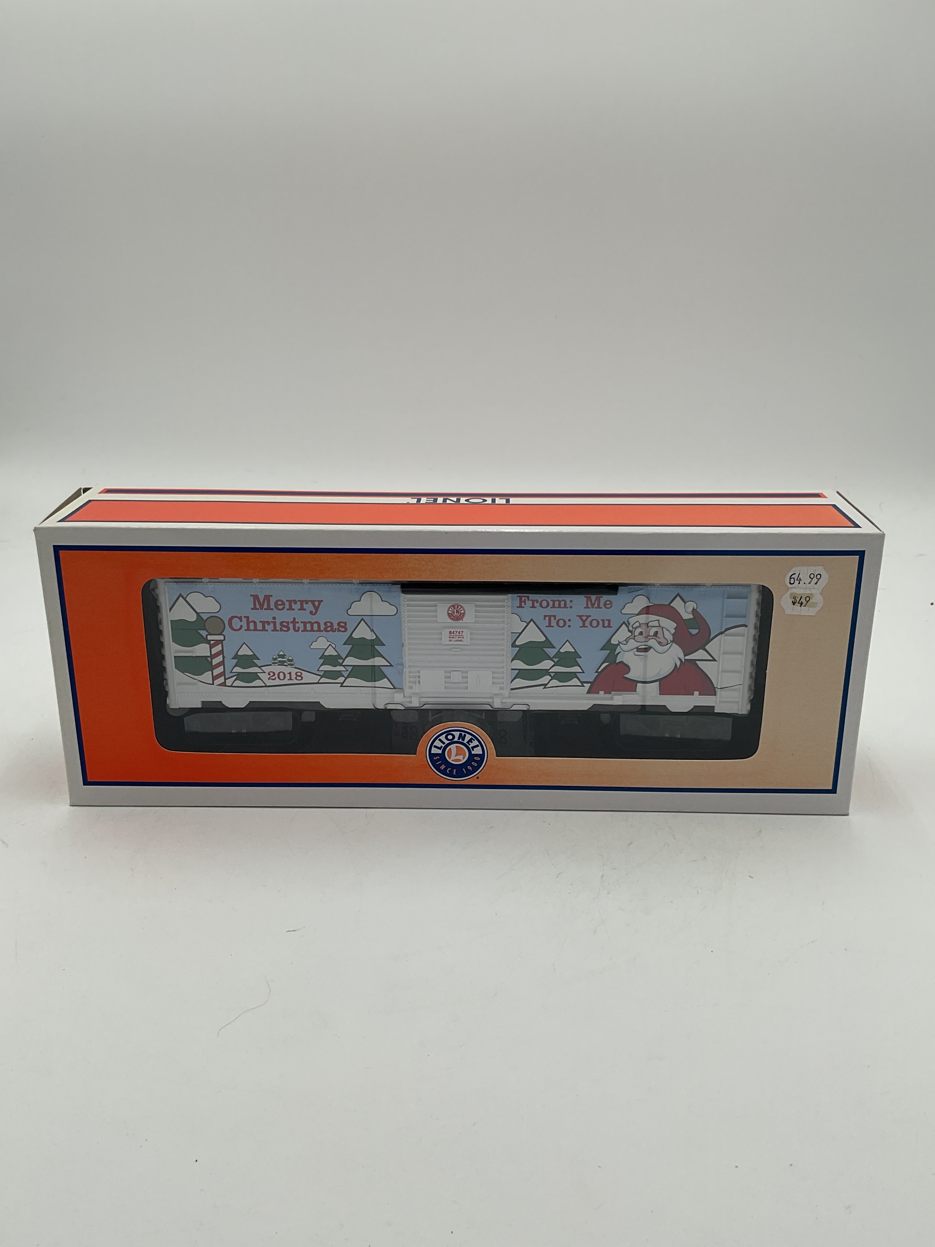 Lionel O 84747 2018 Christmas Boxcar