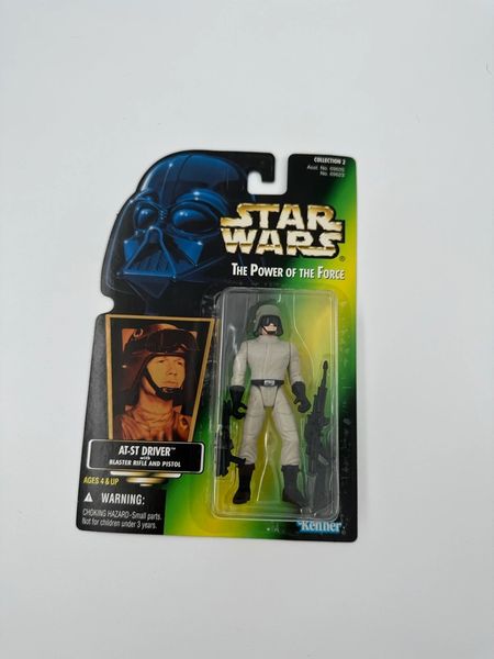 AT-ST Driver with Blaster Rifle+ Pistol - Power of Force Collection 2 - 1996