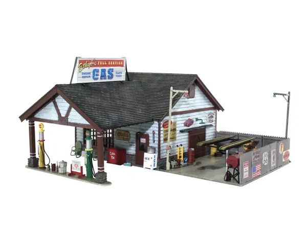 WDS 5048 Ethyl's Gas & Service HO Scale (BUILT UP)