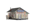 WDS 5068 Carver's Butcher Shoppe HO Scale (Built Up)