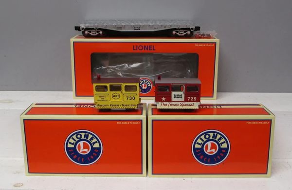 Lionel 52396 LCCA MLR Frisco Flatcar With 2 Speeders