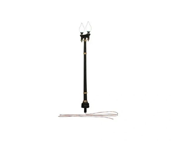 WDS 5648 Double Lamp Post Street Lights (2 Lights) O Scale