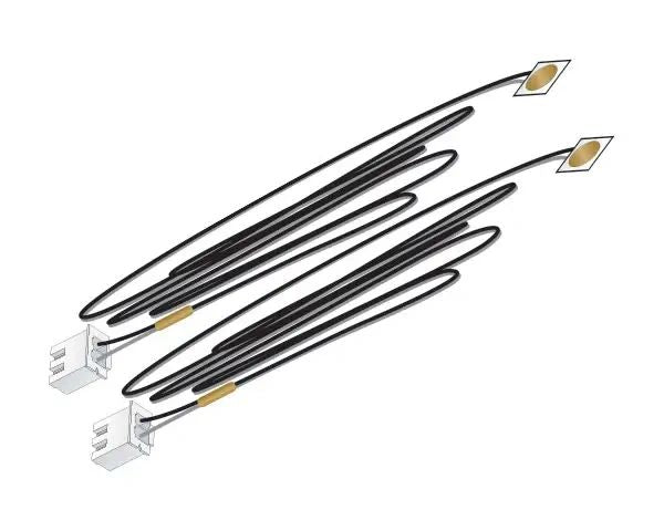 WDS 5740 Just Plug LED Stick-On Lights (2pcs) - Warm White