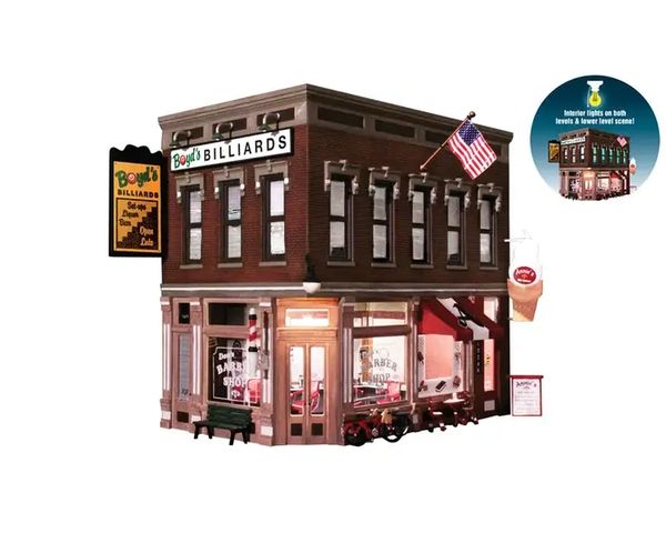WDS 5844 Corner Emporium O Scale (Built Up)