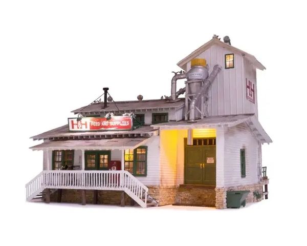 WDS 5859 H&H Feed Mill O Scale (Built Up)