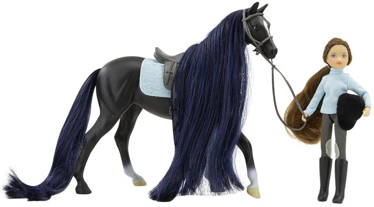 Breyer 61145 Jet & English Rider Charlette