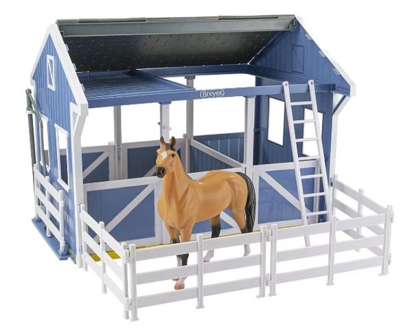 BRY 61149 Deluxe Country Stable and Horse