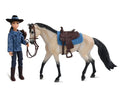 BRY 61155 Western Horse & Rider