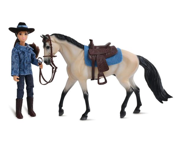 BRY 61155 Western Horse & Rider