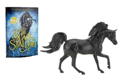 BRY 6181 Black Stallion Horse and Book Set