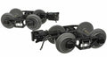 Atlas O 66039 Three Rail Wagon Top Bettendorf Trucks