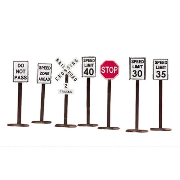 Atlas O 66913 O Scale Road Sign Set
