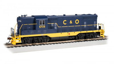 Bachmann HO 69102 Chesapeake & Ohio EMD GP7 Diesel (DCC Ready with NMRA 8-Pin Plug)