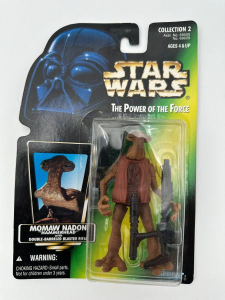 Momaw Nadon "Hammerhead" w/ Double-Barreled Blaster Rifle - The Power of the Force Collection 2 - 1996