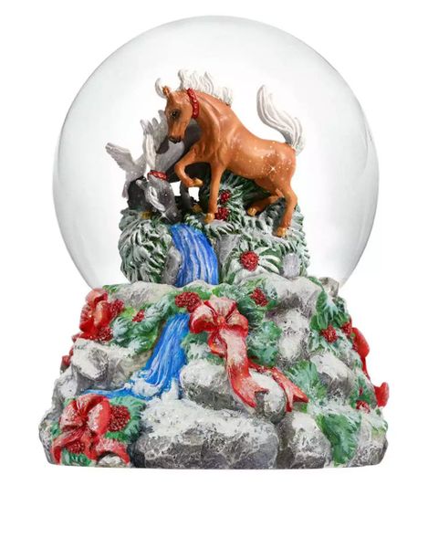 Breyer 700245 Winter Woodland 2024 Musical Snow Globe