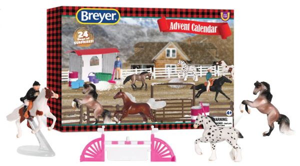 Breyer 700733 2024 Advent Calendar Horse Play Set
