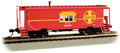 Bachmann HO 73206 Santa Fe Bay Window Caboose with Roof Walk