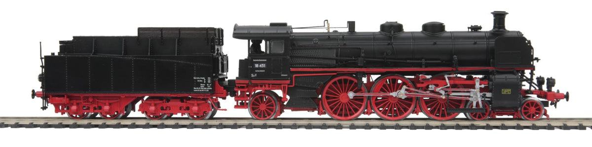 MTH 80-3217-1 Deutsche Bundesbahn HO Scale MTH HO Class 18.4 Steam Locomotive w/Proto-Sound 3.0