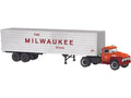 Lionel 82846 Milwaukee Rd 40' Trailer w/ Tractor