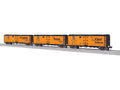 Lionel 83549 Santa Fe SFRD Vision Reefer 3-Pack