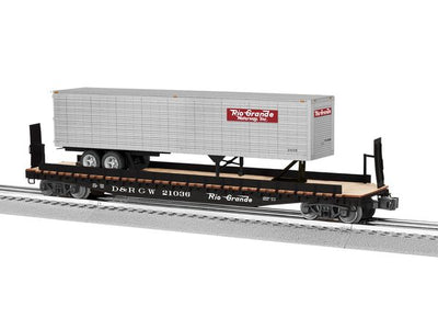 Lionel 84881 Rio Grande PS-4 #21036 w/ 40' Trailer