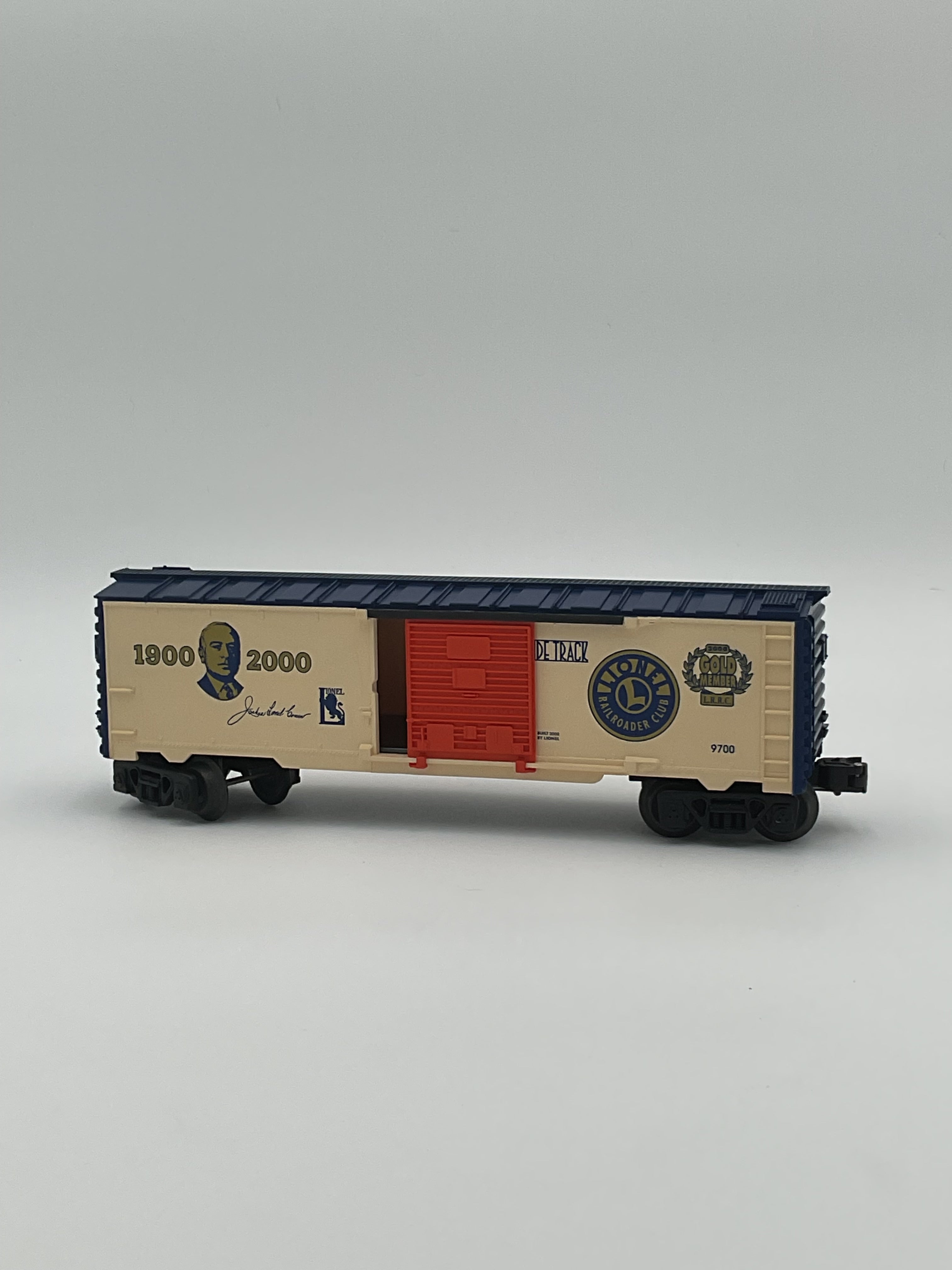 Lionel O 19991 Railroader Club Gold Member Boxcar