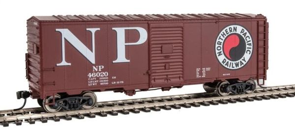 Walthers Mainline 910-1196 Northern Pacific 40' AAR Modernized 1948 Box Car