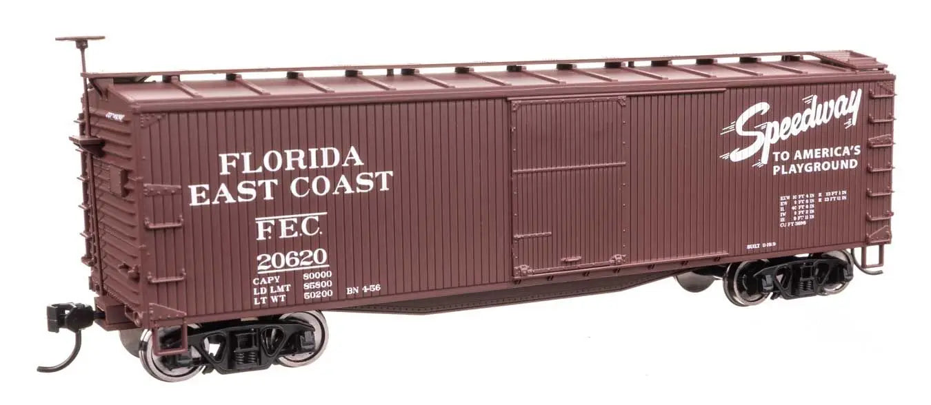 Walthers Mainline 910-40180 Florida East Coast 40' Double Sheathed Wood Box Car