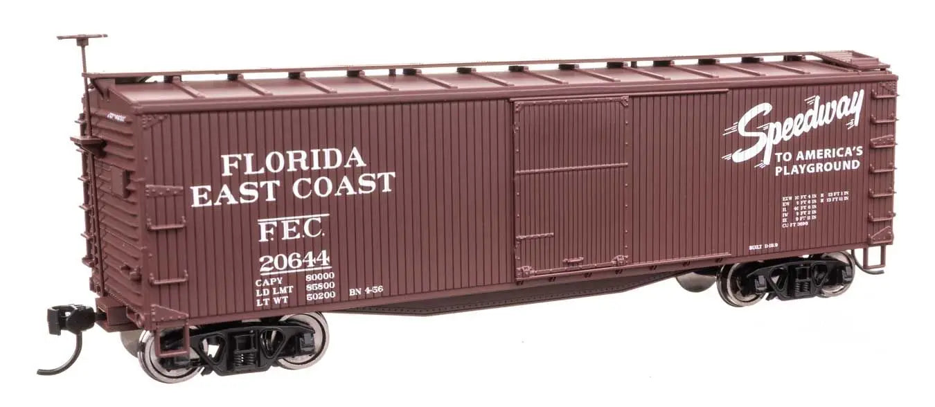 Walthers Mainline 910-40182 Florida East Coast 40' Double Sheathed Wood Box Car