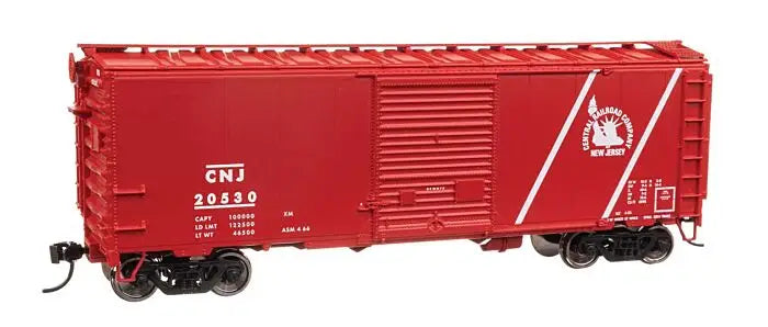 Walthers 910-45204 Central of New Jersey 40' ACF Welded Box Car with 8' Youngstown Door