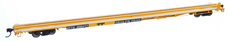 Walthers Mainline 910-5557 TTX GTTX 85' General American G85 Flat Car
