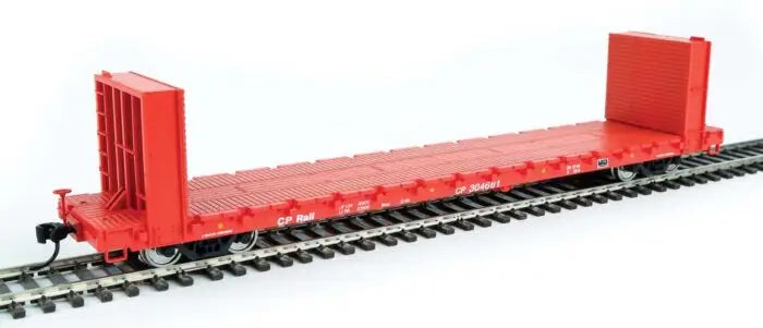 Walthers Mainline 910-5871 Canadian Pacific 60' P-S Bulkhead Flat Car