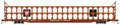 Walthers Mainline 910-8215 Pennsylvania 89' Tri-Level Open Auto Rack