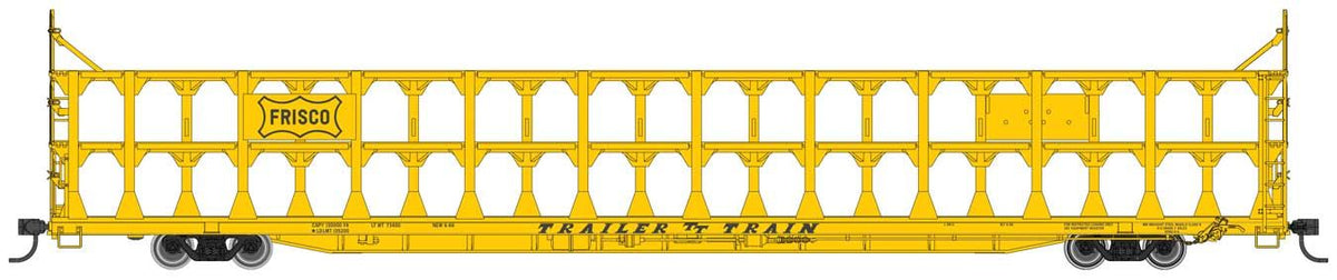 Walthers Mainline 910-8217 St. Louis-San Francisco 89' Tri-Level Open Auto Rack