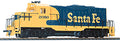 Walthers Trainline 931-103 Santa Fe GP9M Diesel (DC)