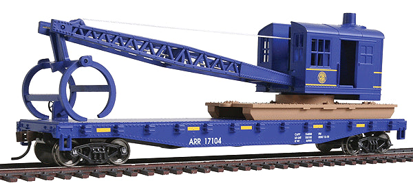 Walthers Trainline 931-1780 Alaska Railroad Log Crane Car