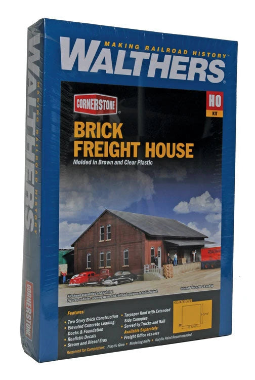 Walthers Cornerstone 933-2954 Brick Freight House Kit