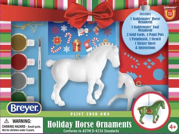 Breyer B-HP-10059 Paint Your Own Horse Ornament Craft Kit