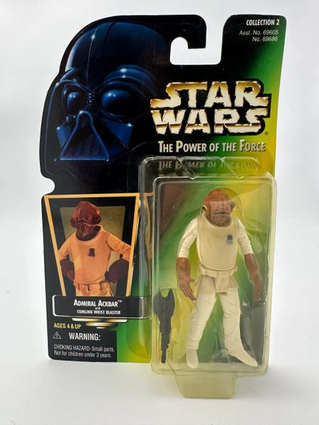 Admiral Ackbar w/ Comlink Wrist blaster - The Power of the Force Collection 2 - 1997