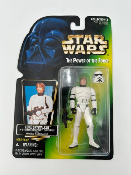 Luke Skywalker in Stormtrooper Disguise w/ Imperial Issue Blaster - The Power of the Force Collection 2 - 1996