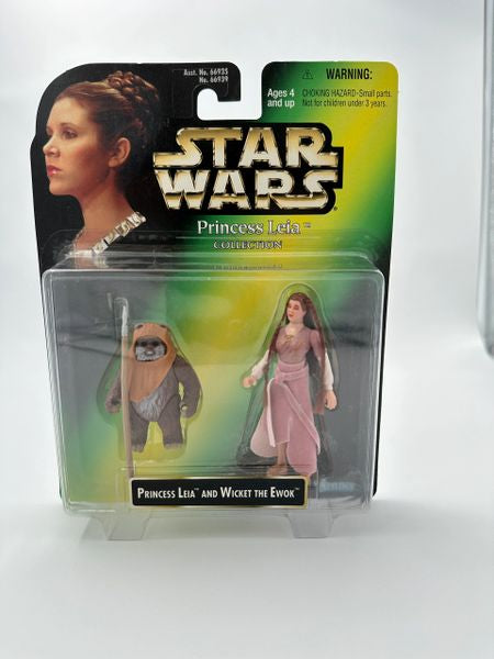 Princess Leia Organa and Wicket the Ewok - Princess Leia Collection - 1997