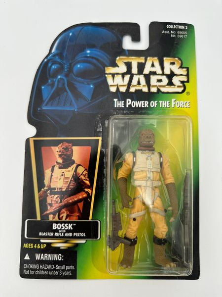 Bossk w/ Blaster Rifle and Pistol - The Power of the Force Collection 1 - 1996