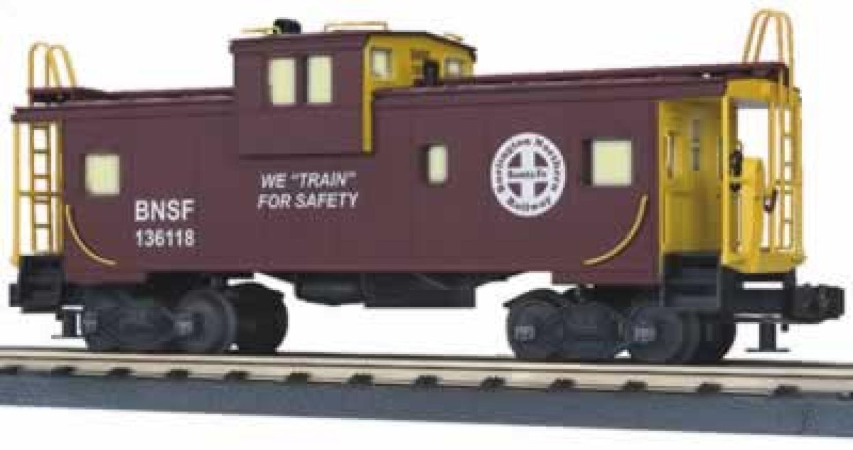 MTH 20-90010F BNSF O Scale Premier Extended Vision Caboose
