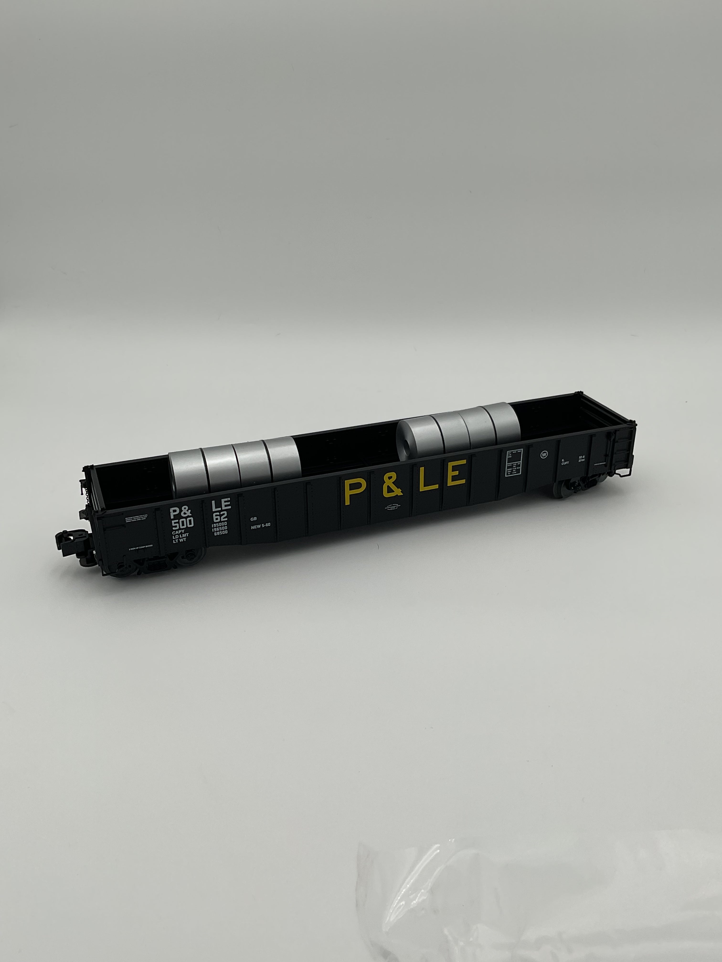 Lionel O 1926351 Pittsburgh & Lake Erie 52’ Gondola w/ Coils 50062