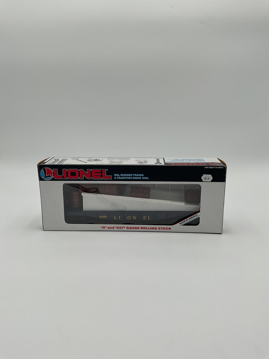 Lionel O 16301 Barrel Ramp Car