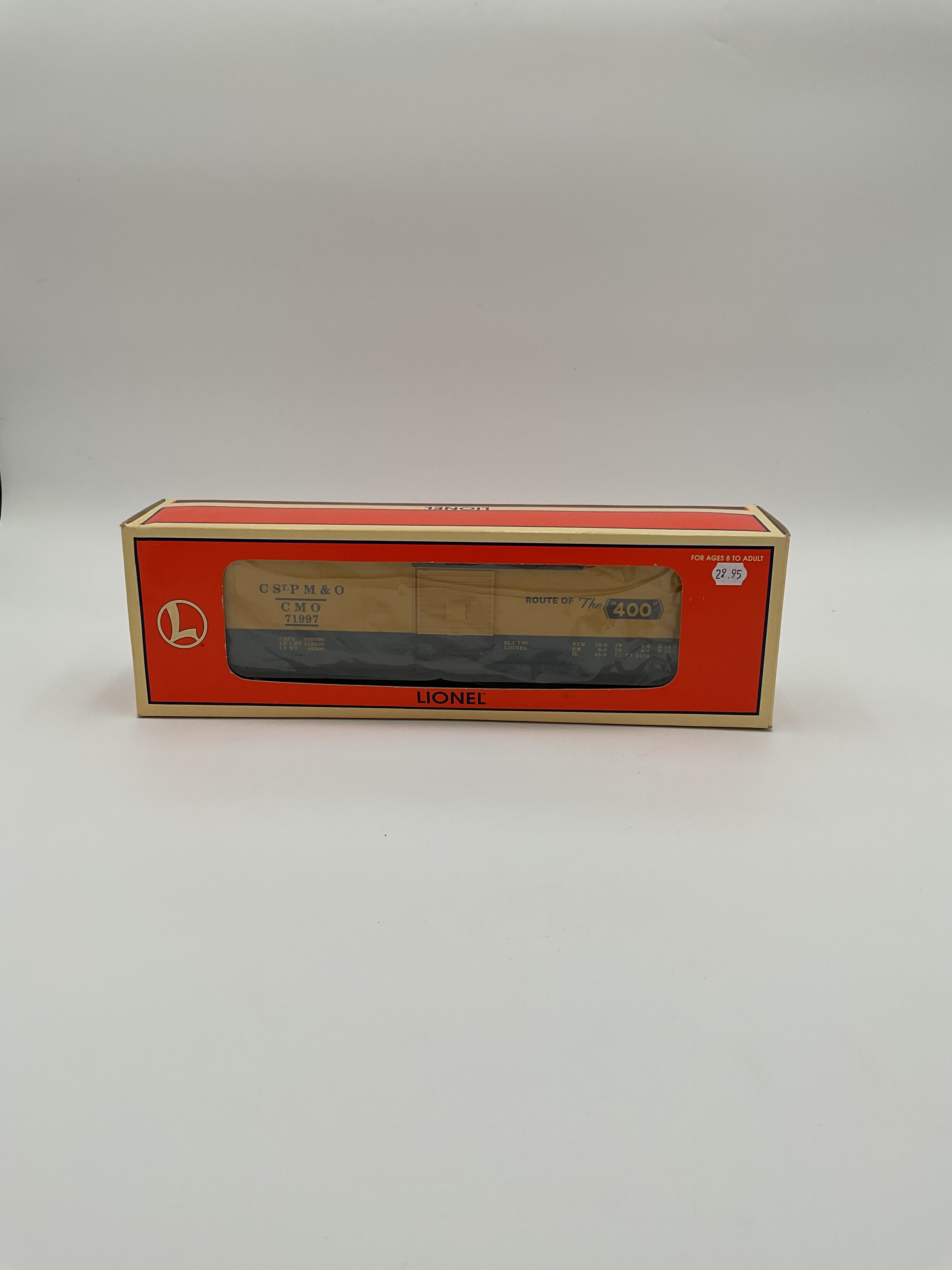 Lionel O 52110 LCCA St. P M & O Standard O Boxcar